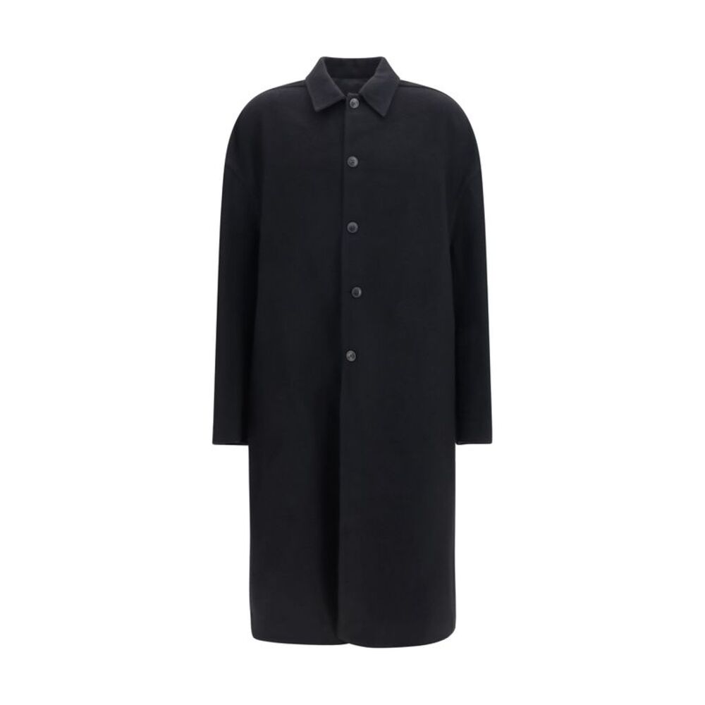 Rick Owens Men Brad Virgin Wool Coat